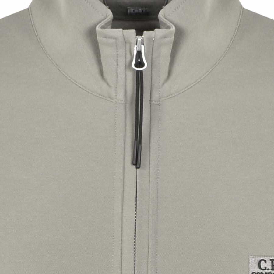 Image number 4 for CP Company Half Zip Polo T Shirt Fallen Rock