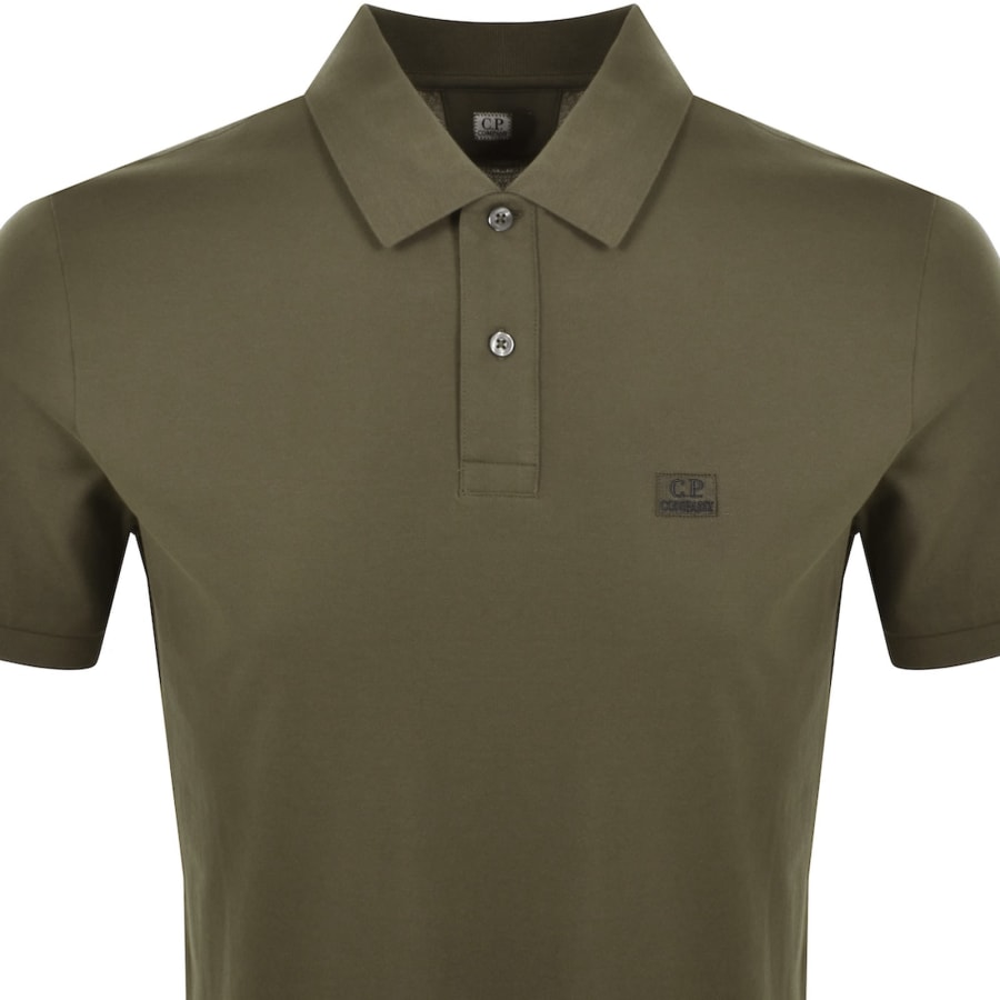 Image number 2 for CP Company Polo T Shirt Green