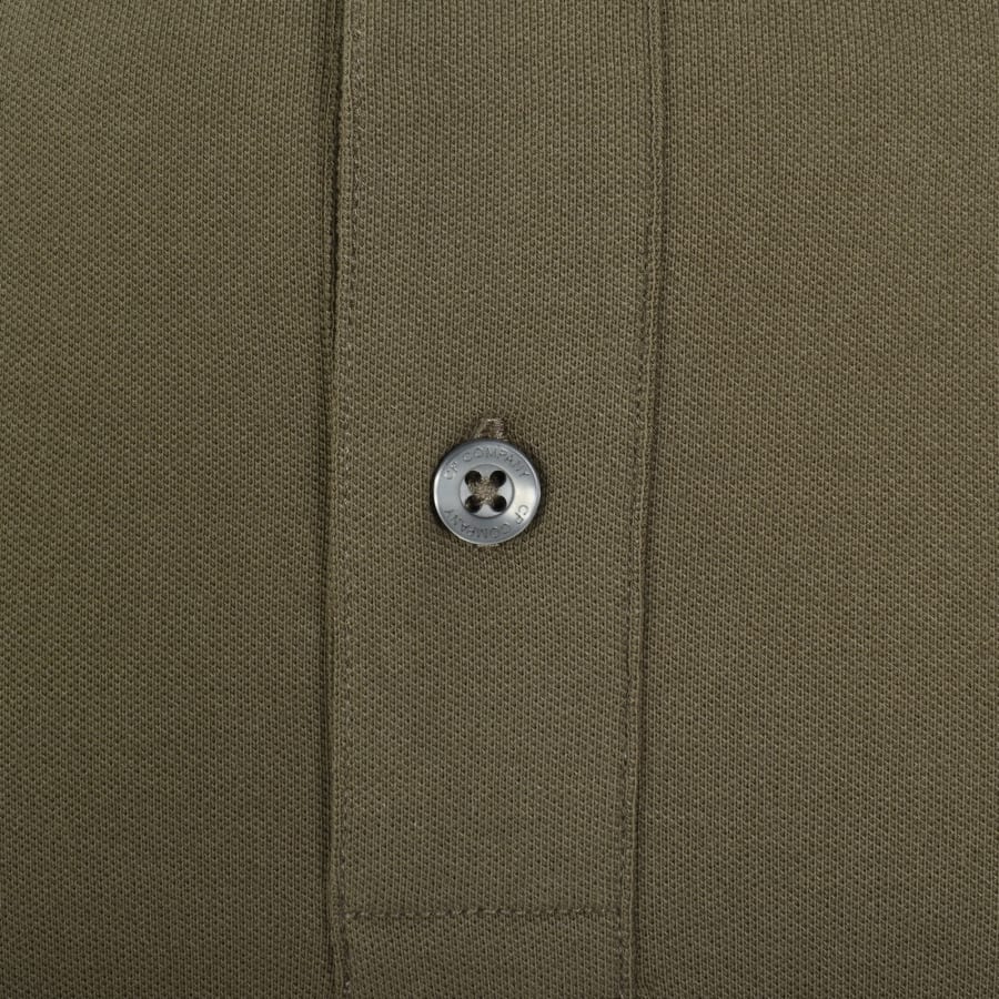 Image number 4 for CP Company Polo T Shirt Green
