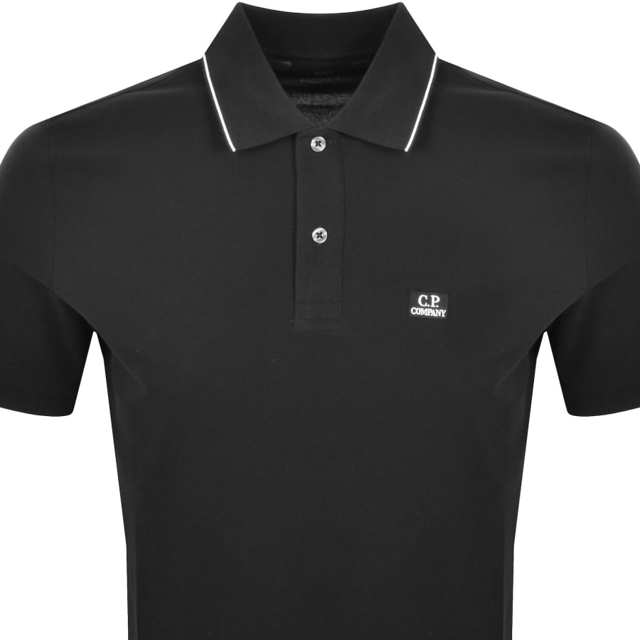 Image number 2 for CP Company Polo T Shirt Black