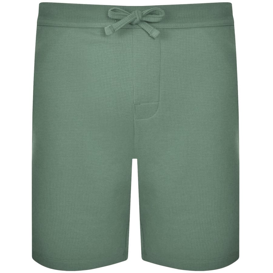 Image number 2 for BOSS Waffle Shorts Open Green
