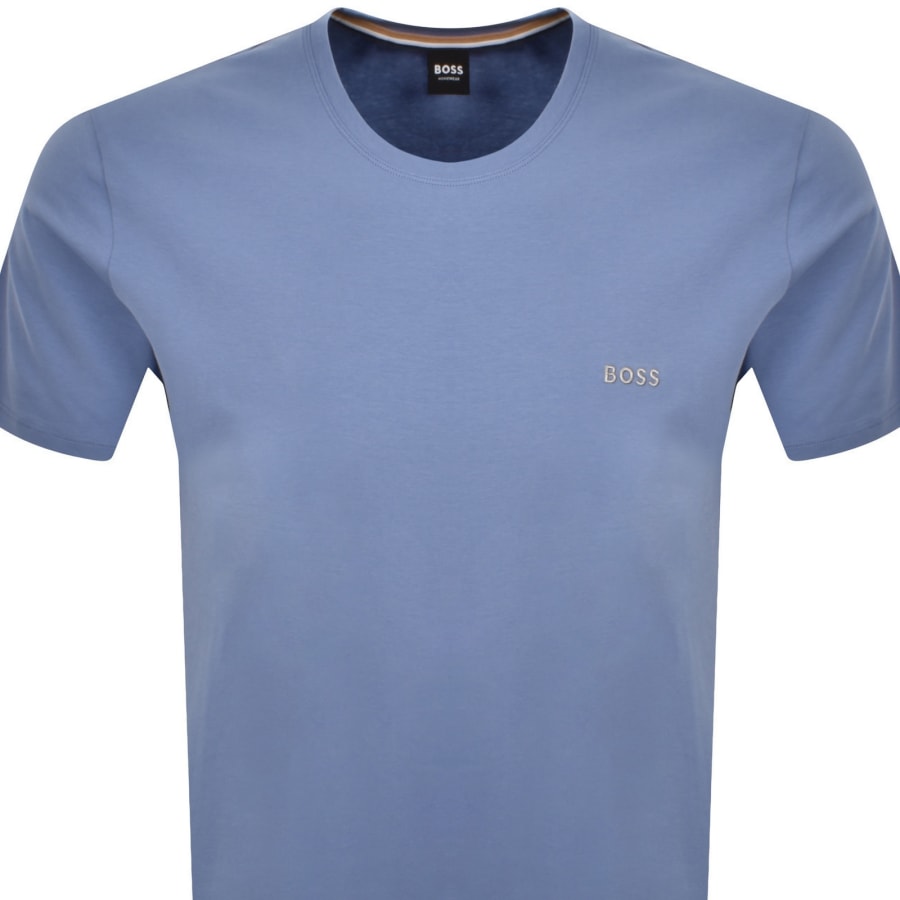 Image number 2 for BOSS Mix And Match T Shirt Light Blue