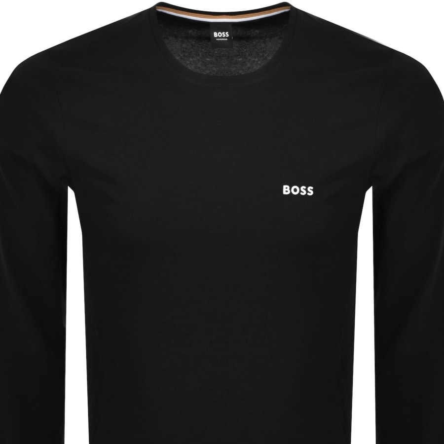 Image number 2 for BOSS Mix And Match Long Sleeve T Shirt Black