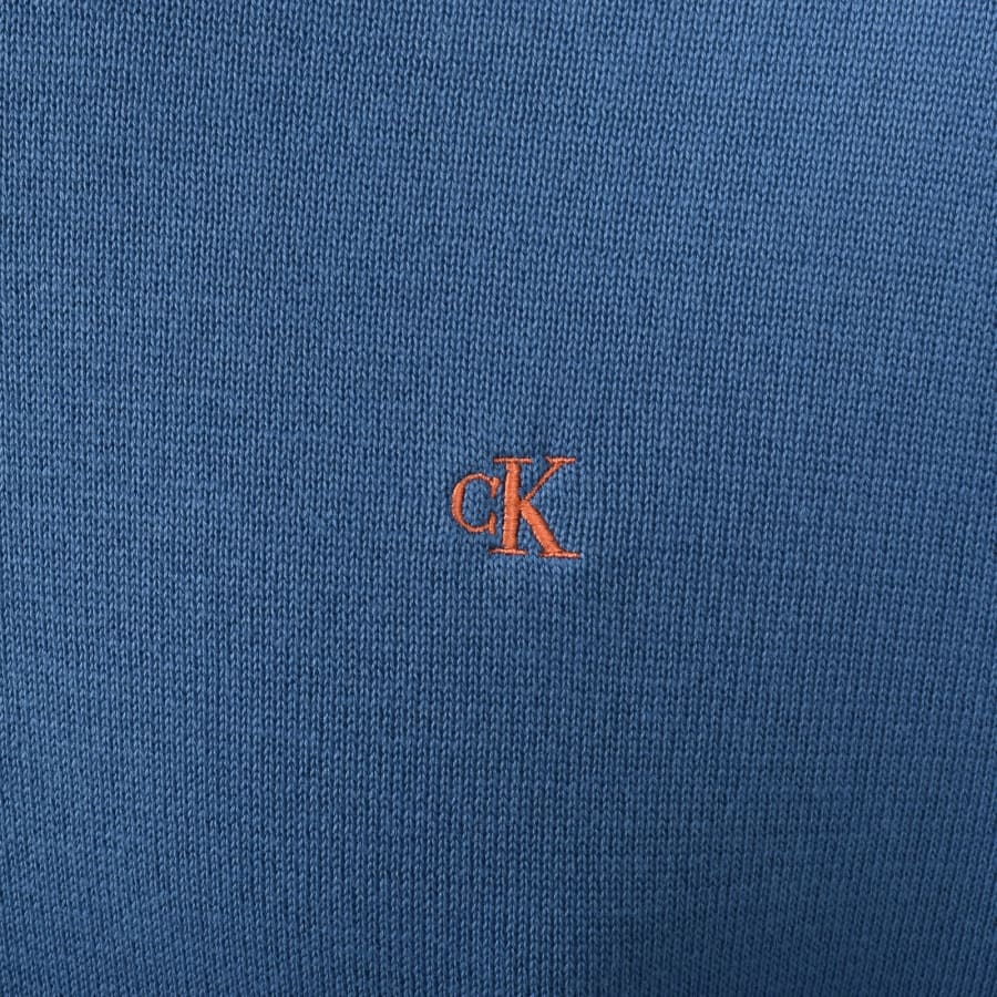 Image number 3 for Calvin Klein Jeans Crew Neck Jumper Blue