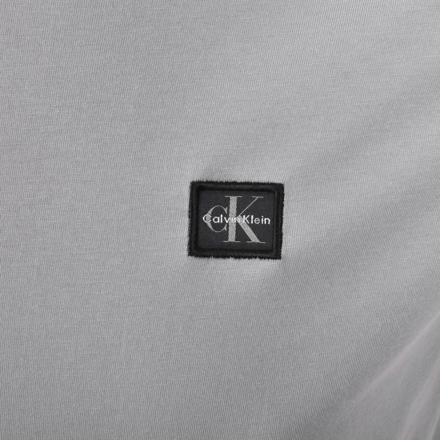 Image number 3 for Calvin Klein Jeans Badge T Shirt Grey
