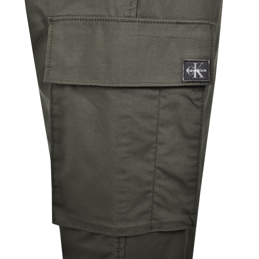 Image number 5 for Calvin Klein Jeans Skinny Cargo Trousers Beluga
