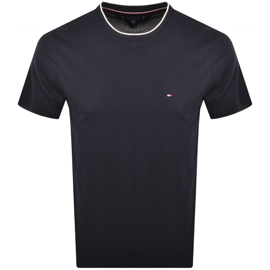 Image number 1 for Tommy Hilfiger Modal T Shirt Navy
