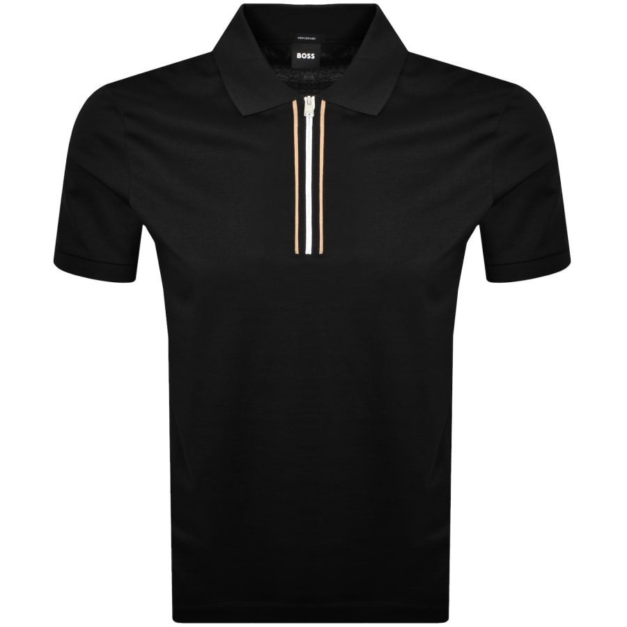 Image number 1 for BOSS H Paras 65 Polo T Shirt Black
