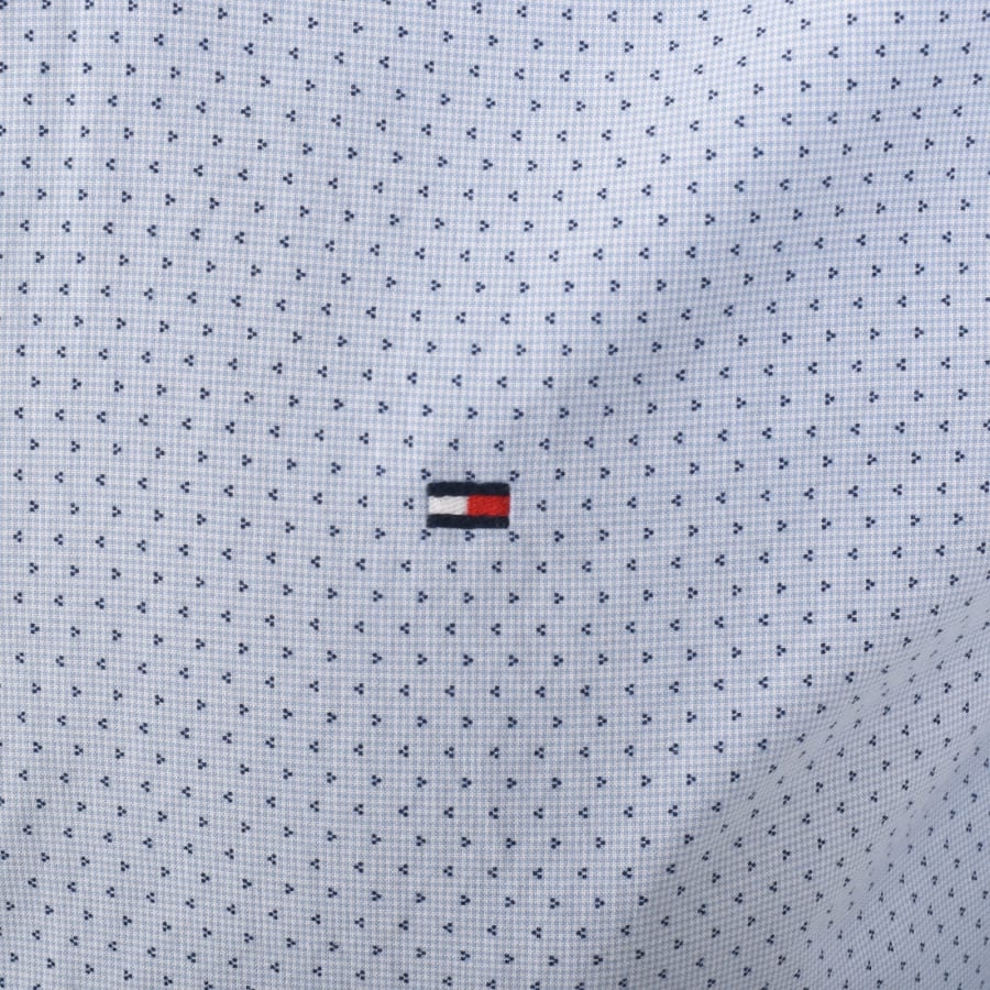 Image number 3 for Tommy Hilfiger Flex Poplin Long Sleeve Shirt Blue