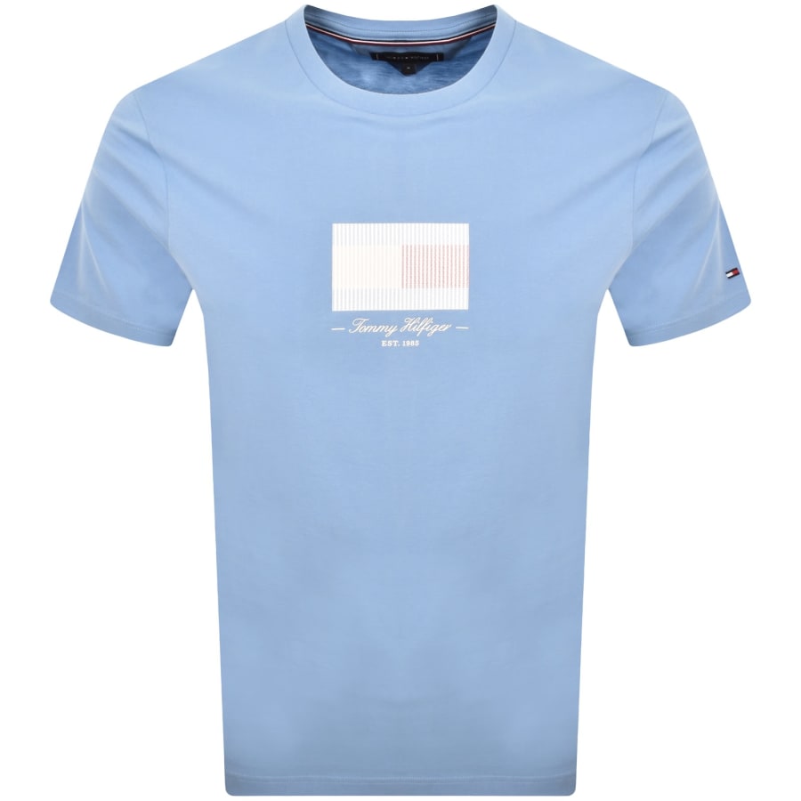 Image number 1 for Tommy Hilfiger Logo T Shirt Blue