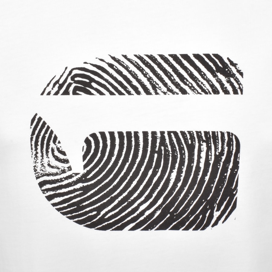 Image number 3 for G-Star Finger Print Burger T Shirt White
