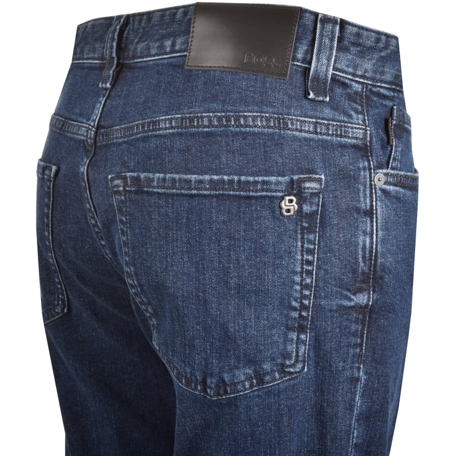 Image number 4 for BOSS Re Maine Regular Fit Dark Wash Blue