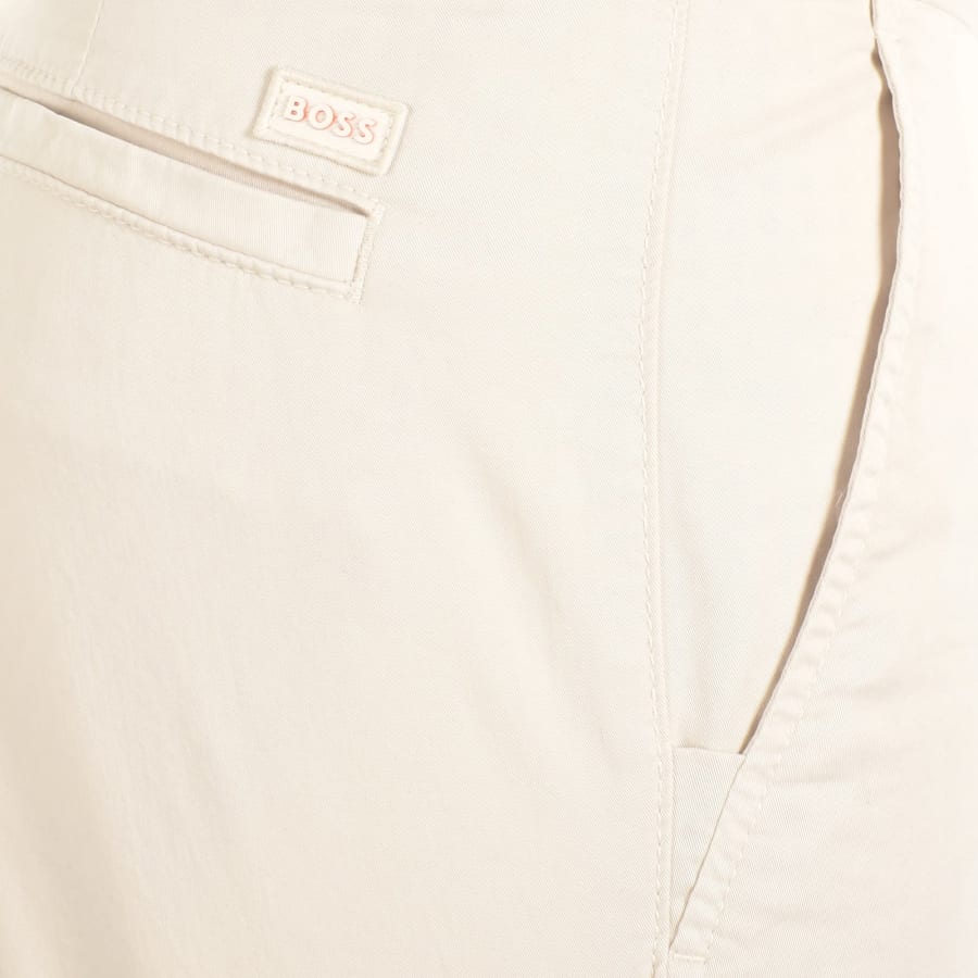 Image number 3 for BOSS Chino Slim Shorts Cream