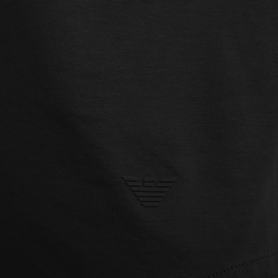 Image number 3 for Emporio Armani Short Sleeved Jersey Shirt Black
