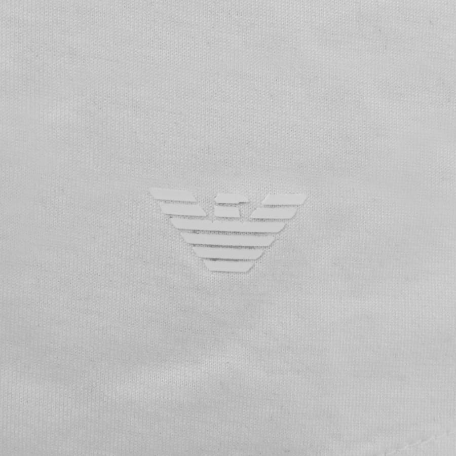 Image number 3 for Emporio Armani Short Sleeved Jersey Shirt White