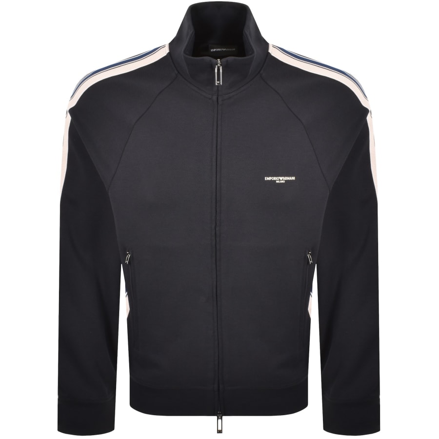 Image number 1 for Emporio Armani Full Zip Sweatshirt Navy
