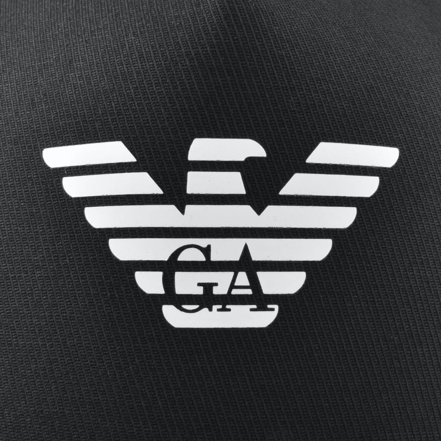 Image number 4 for Emporio Armani Baseball Logo Cap Black