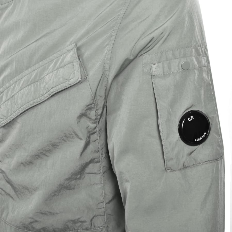 Image number 4 for CP Company Chrome-R Padded Overshirt Grey