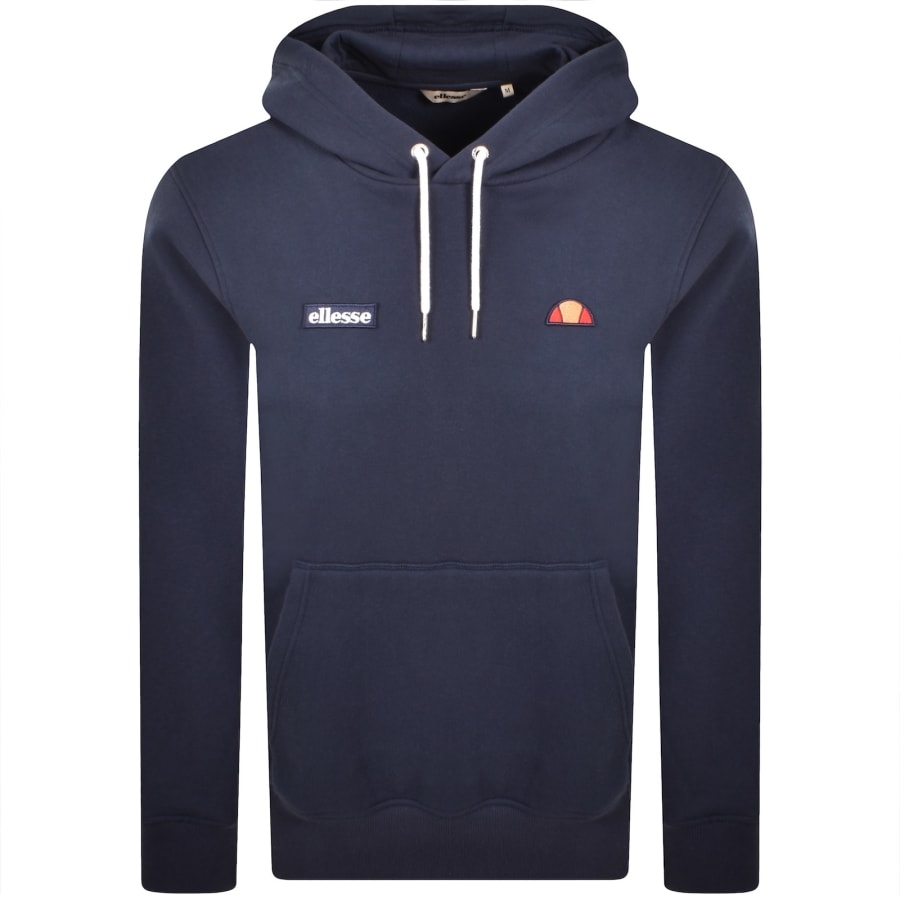 Image number 2 for Ellesse Traccota Oh Hooded Tracksuit Navy