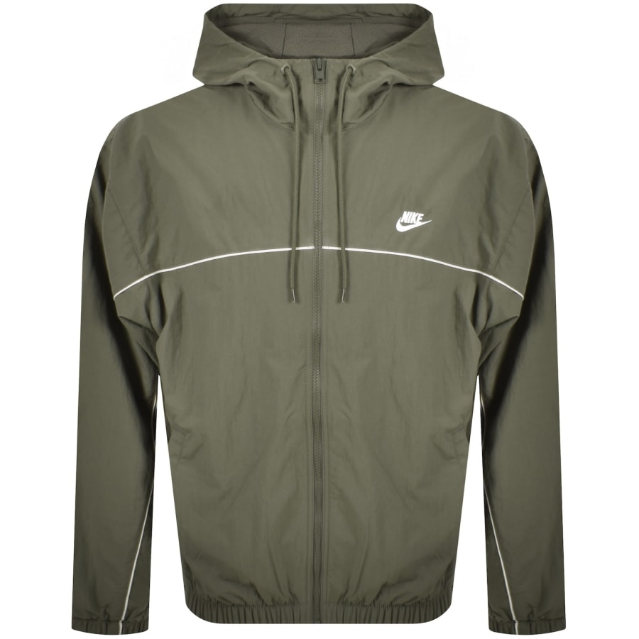 Image number 2 for Nike Club Athlete Jacket Medium Olive