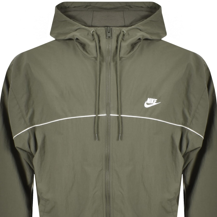 Image number 3 for Nike Club Athlete Jacket Medium Olive