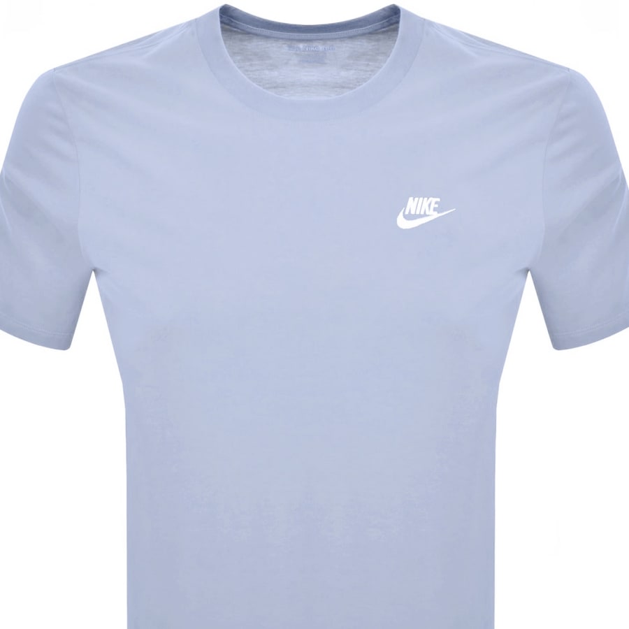 Image number 2 for Nike Crew Neck Club T Shirt Purple