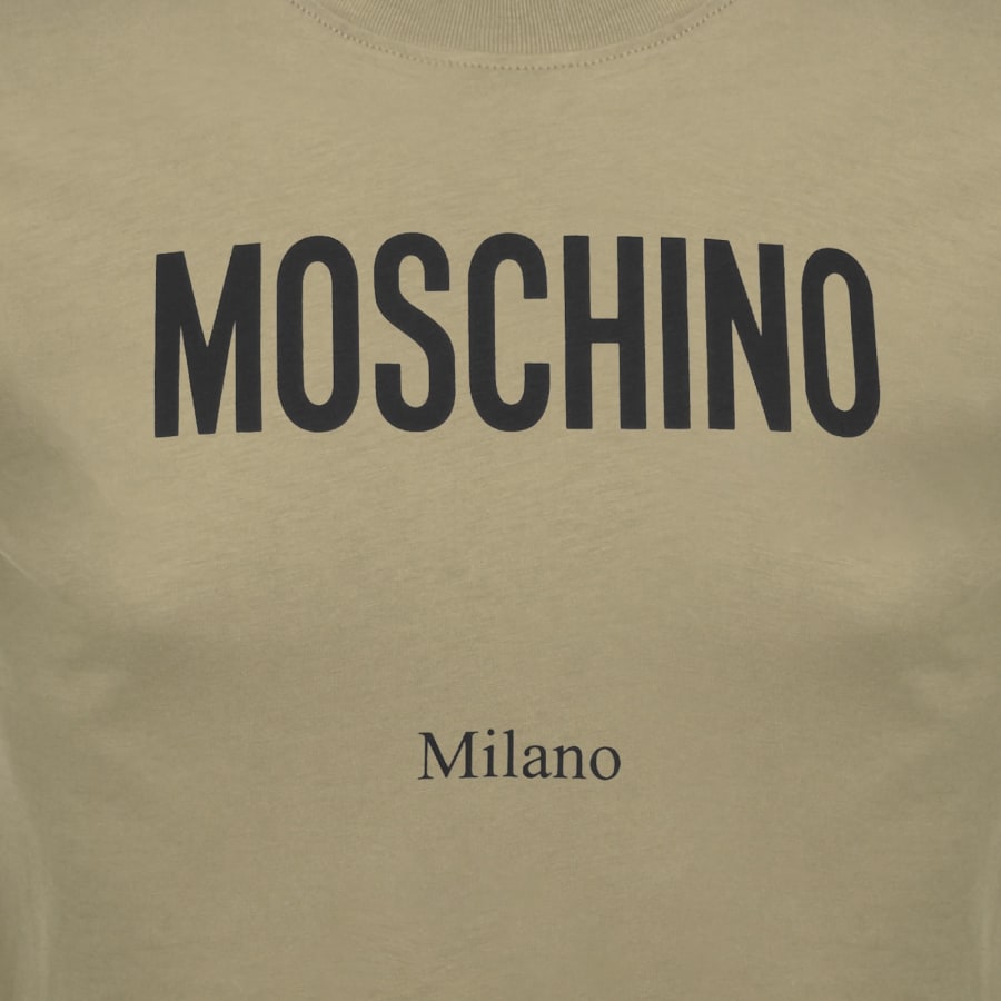 Image number 3 for Moschino Logo T Shirt Green