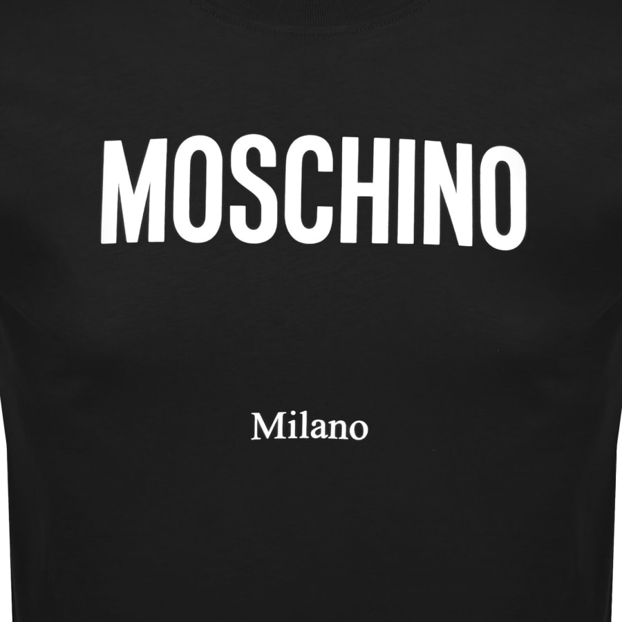 Image number 3 for Moschino Logo T Shirt Black