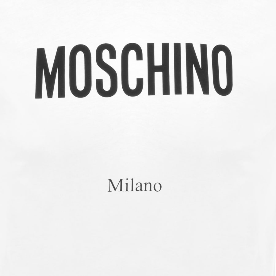 Image number 3 for Moschino Logo T Shirt White