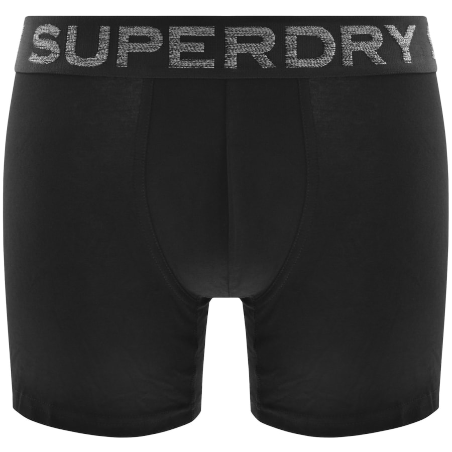 Image number 2 for Superdry 3 Pack Boxers Black