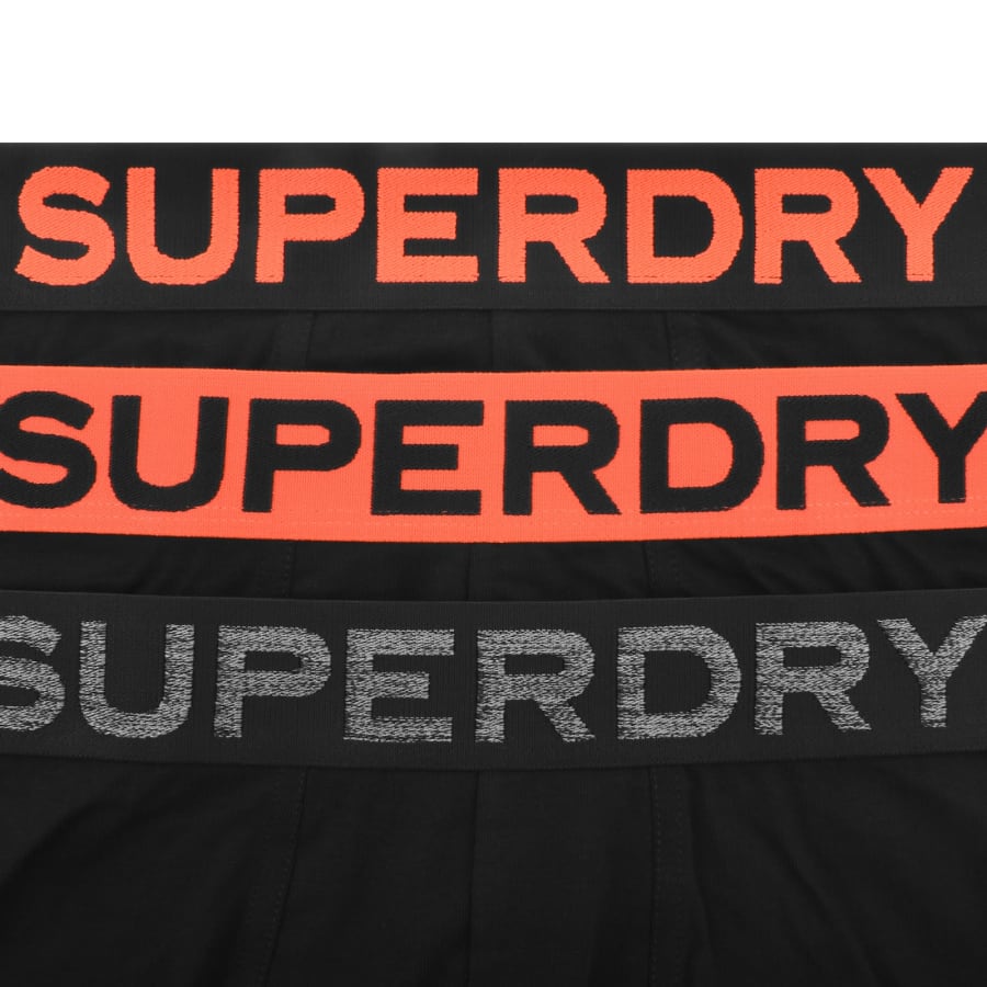 Image number 5 for Superdry 3 Pack Boxers Black