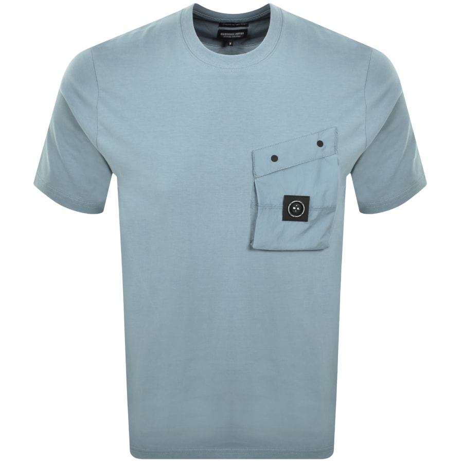 Image number 1 for Marshall Artist Proccera T Shirt Steel Blue