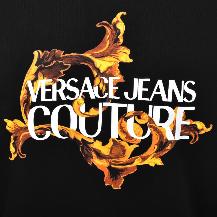 Image number 3 for Versace Jeans Couture Baroque Sweatshirt Black