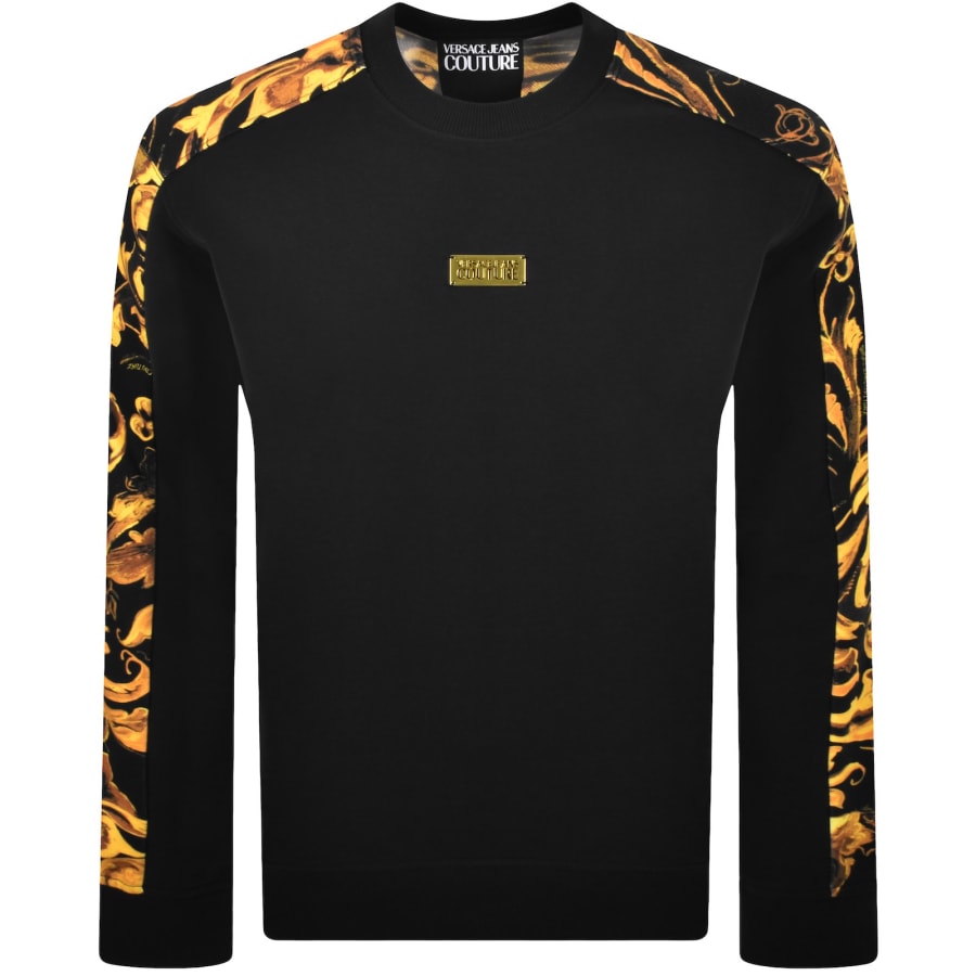 Image number 2 for Versace Jeans Couture Barocco Sweatshirt Black