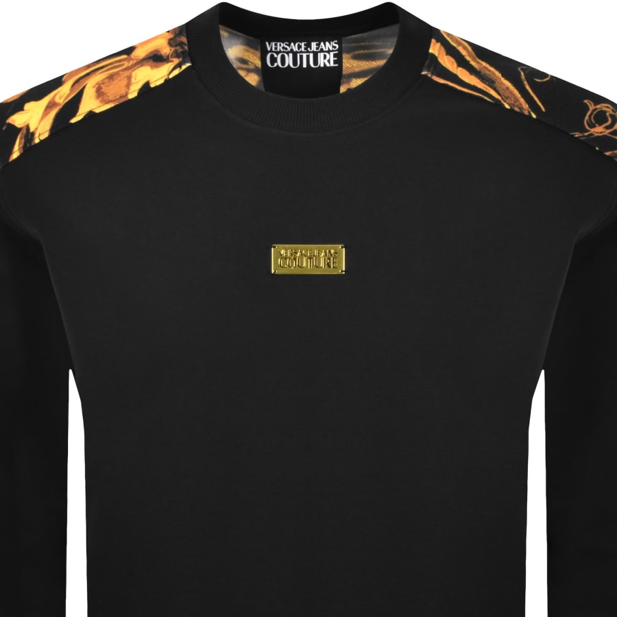 Image number 3 for Versace Jeans Couture Barocco Sweatshirt Black