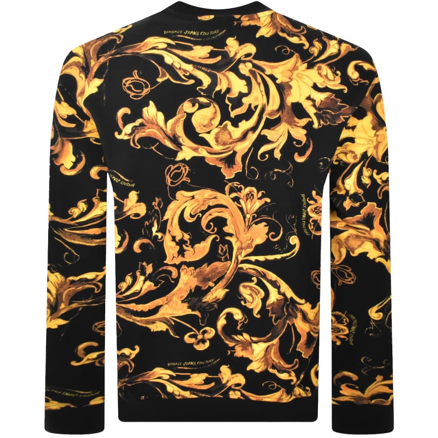 Image number 5 for Versace Jeans Couture Barocco Sweatshirt Black