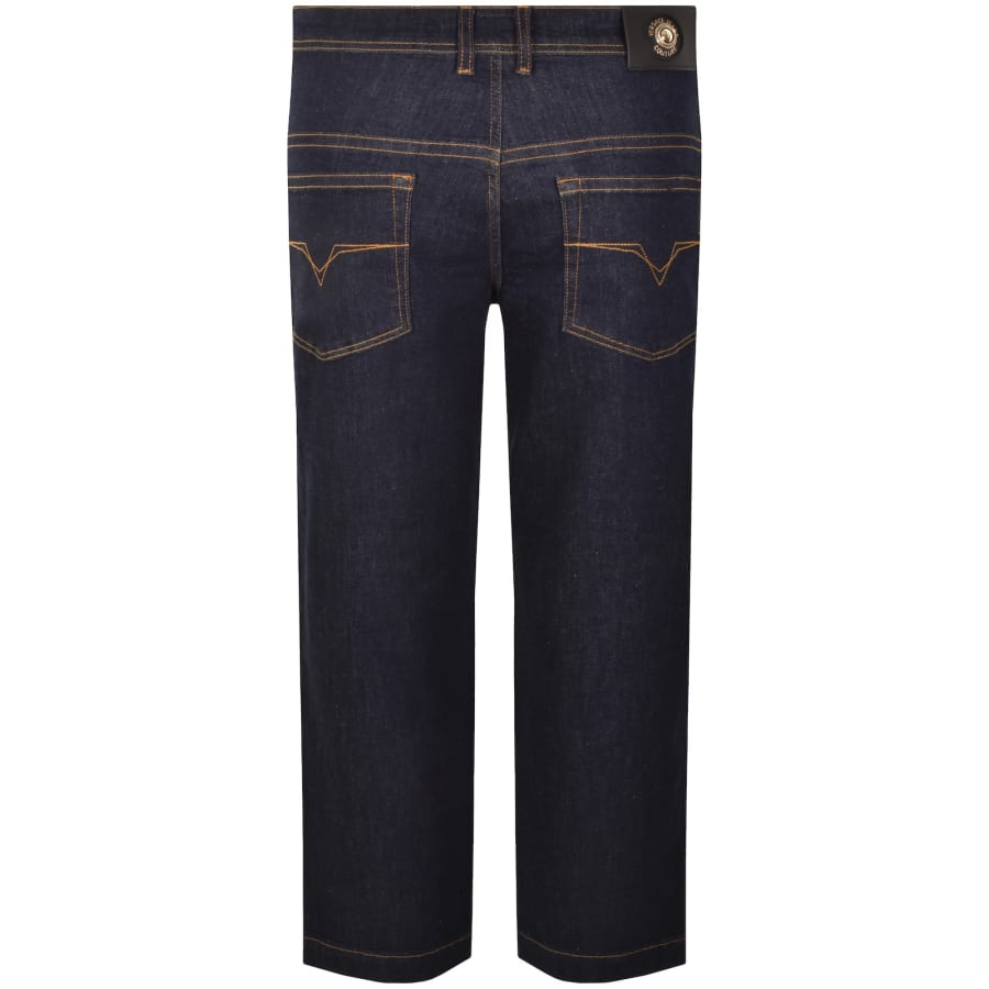 Image number 3 for Versace Jeans Couture Regular Fit Jeans Dark Blue