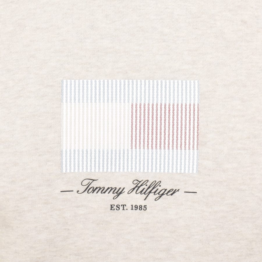 Image number 3 for Tommy Hilfiger Flag Hoodie Beige