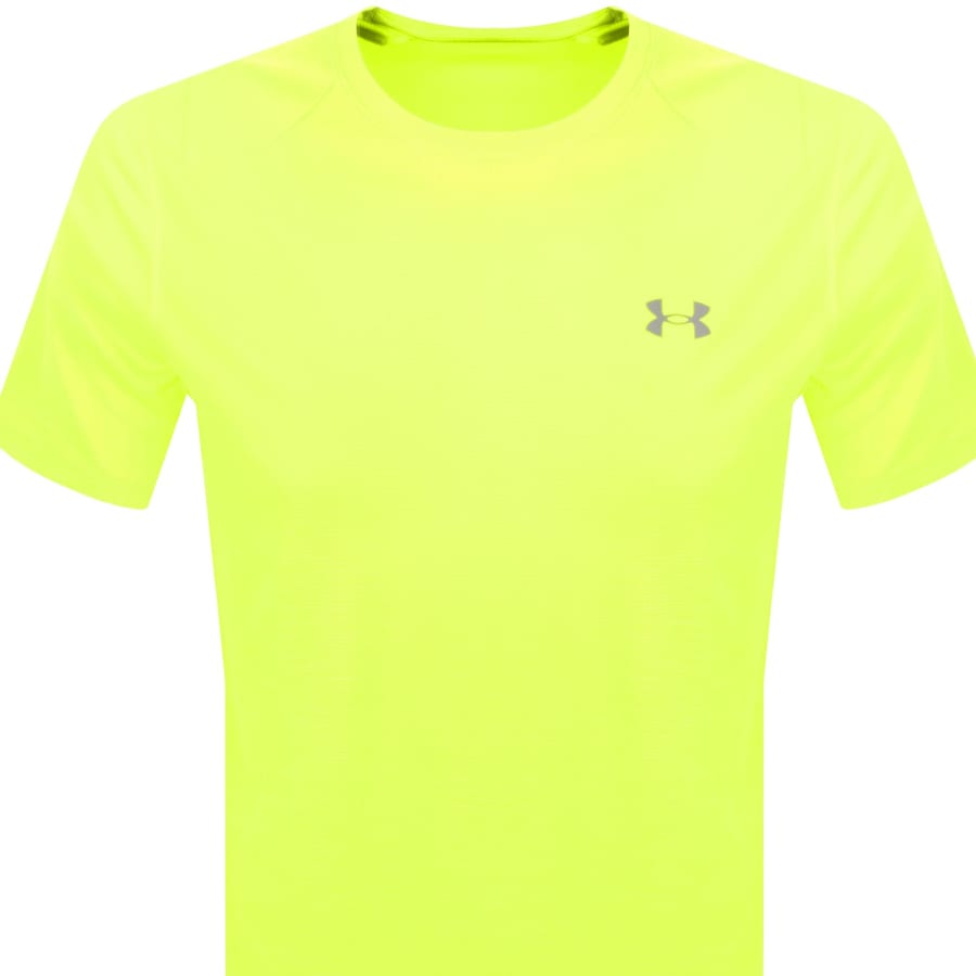 Image number 2 for Under Armour Launch T Shirt Yellow
