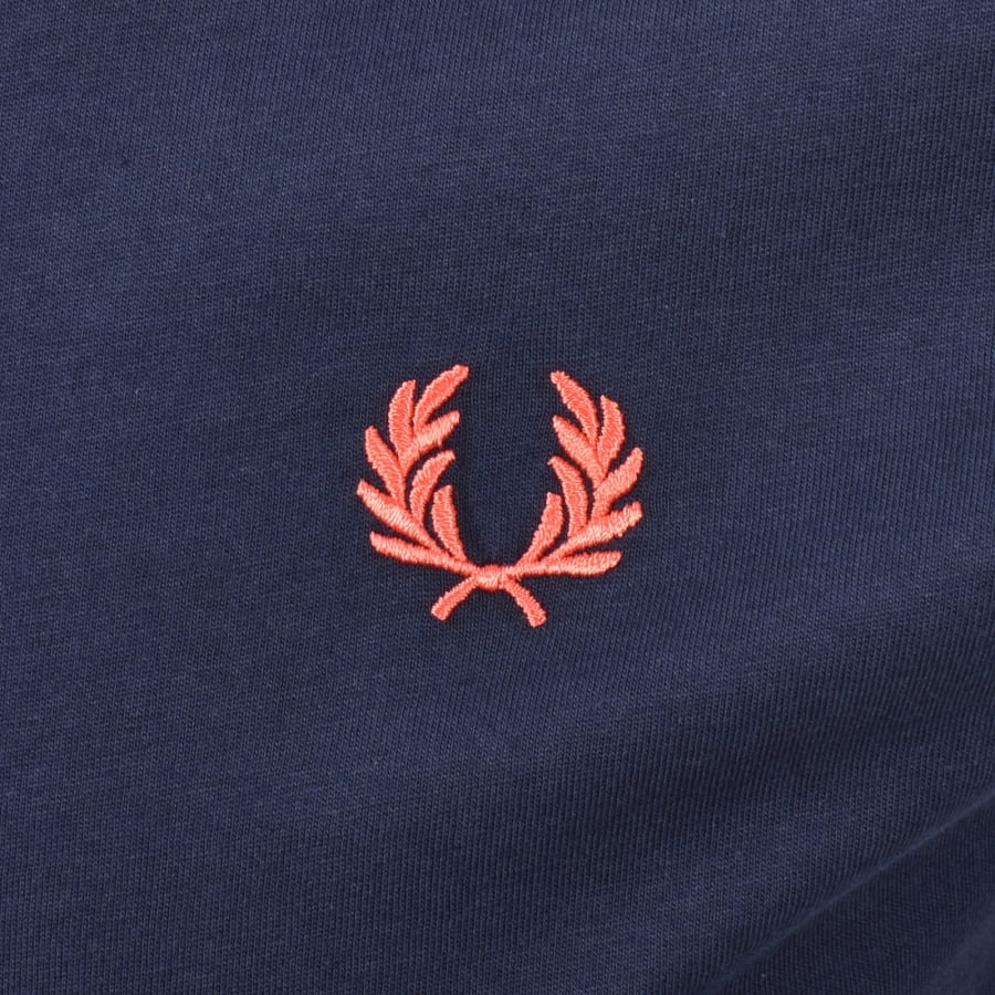 Image number 3 for Fred Perry Twin Tipped T Shirt Tennis Blue