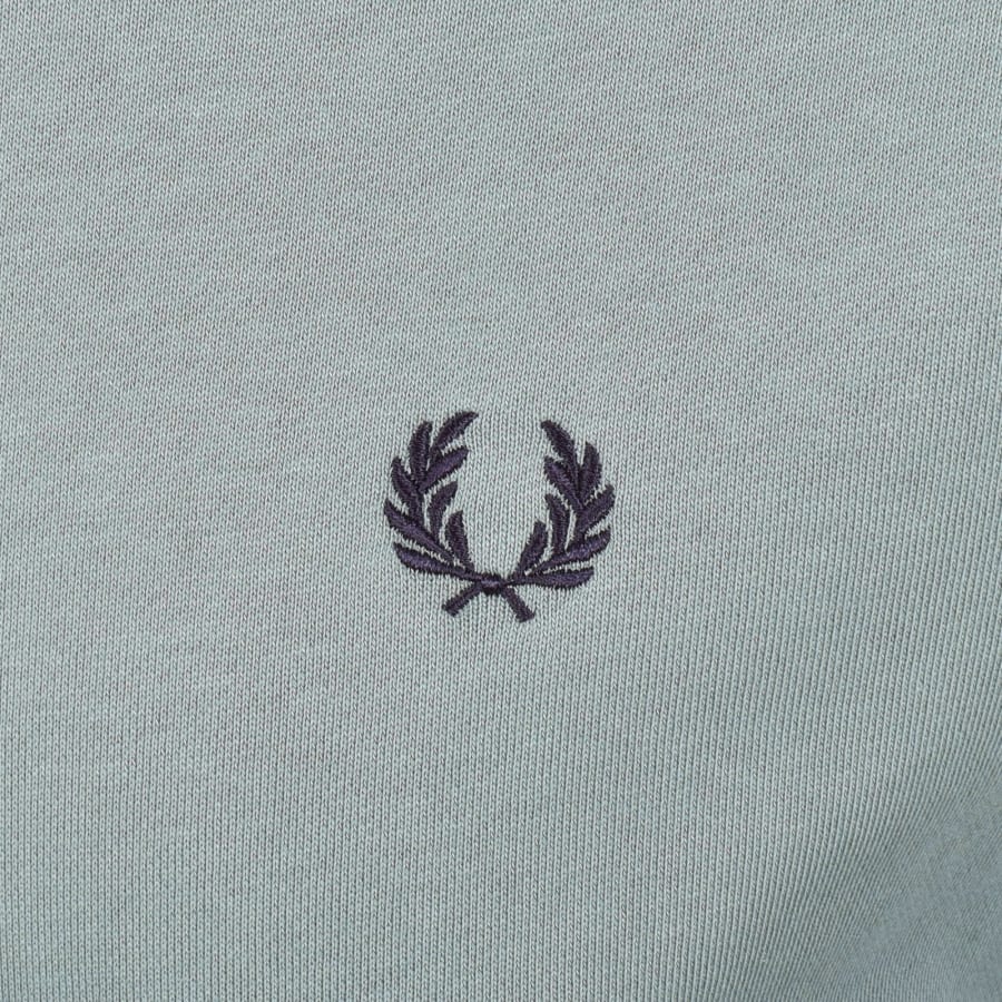 Image number 3 for Fred Perry Tipped Hoodie Stockport Blue