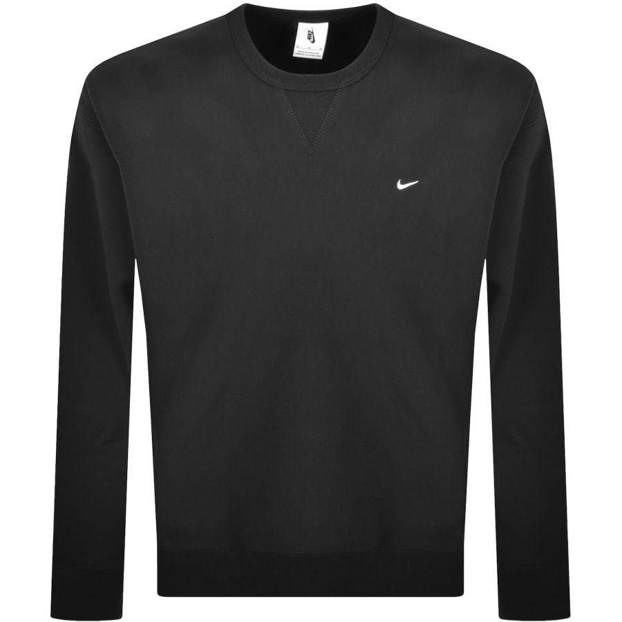 Image number 1 for Nike Solo Swoosh Sweatshirt Black