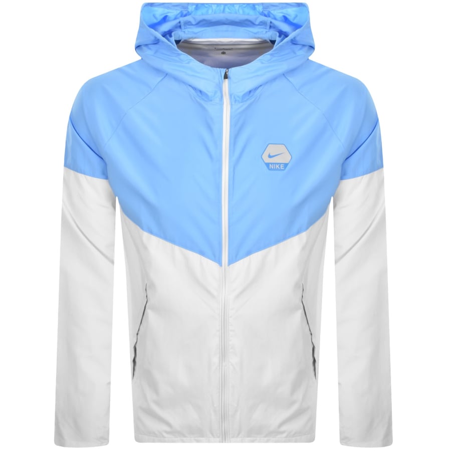 Image number 1 for Nike Full Zip Woven Jacket Blue