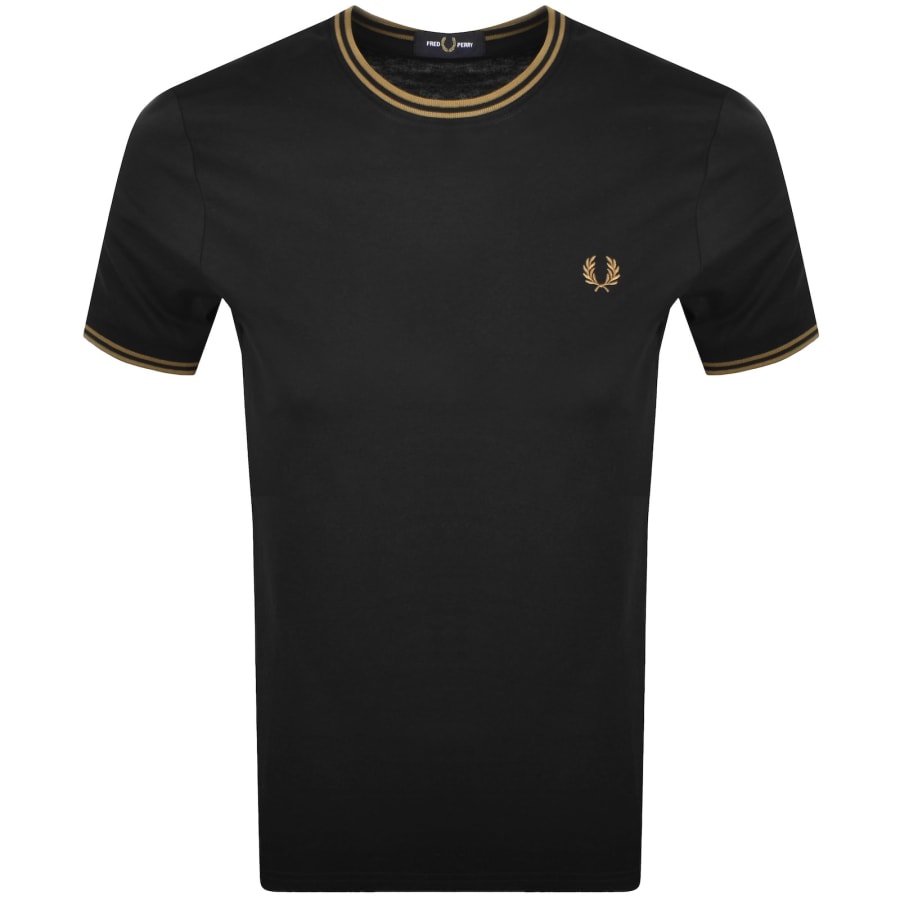 Image number 1 for Fred Perry Twin Tipped T Shirt Black