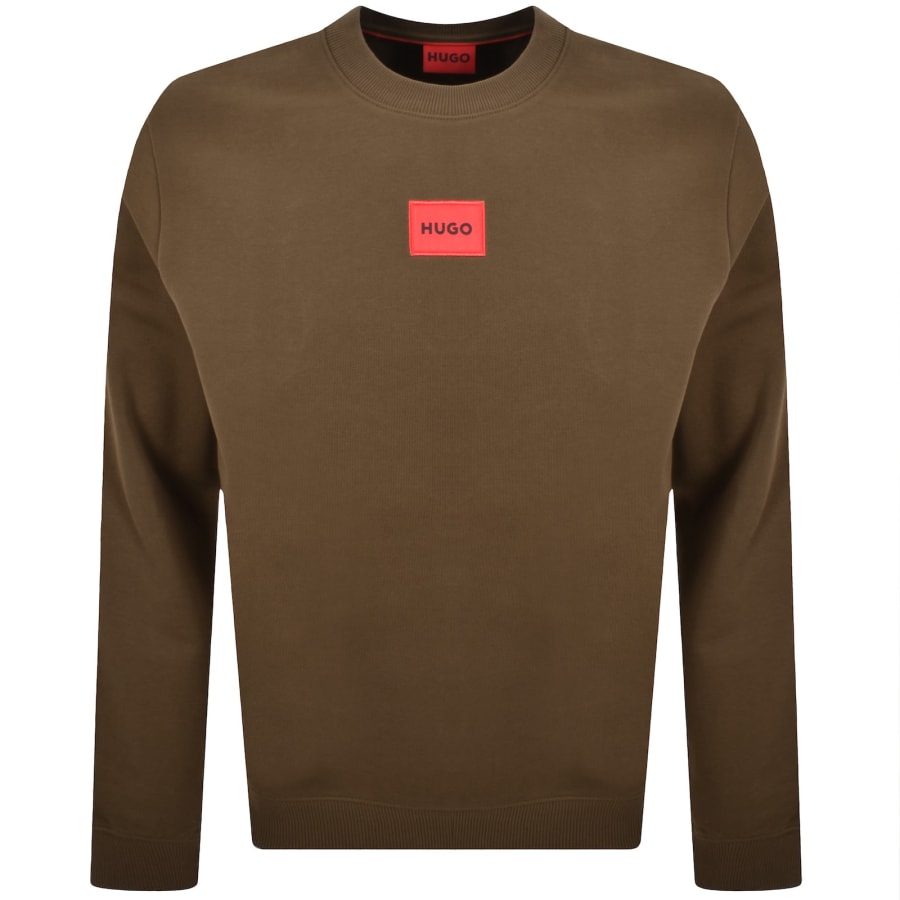 Image number 1 for HUGO Diragol 212 Sweatshirt Medium Brown