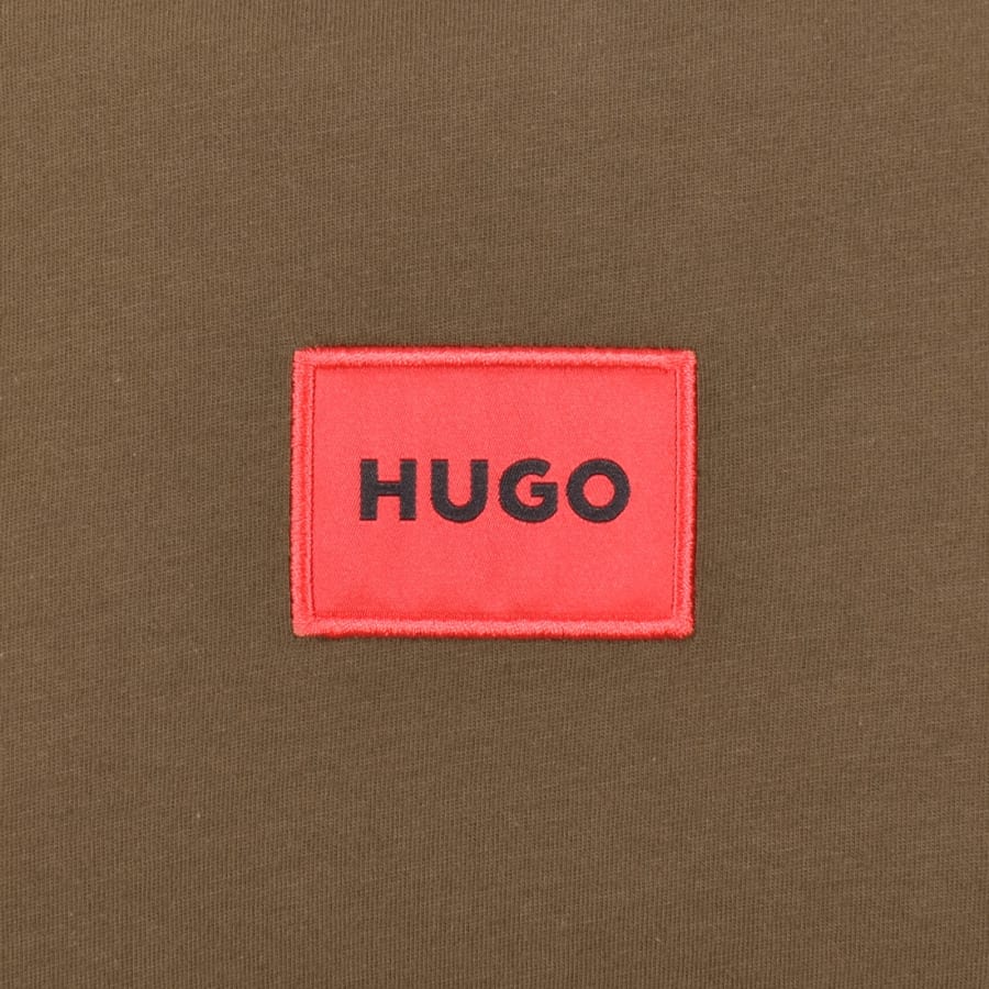 Image number 3 for HUGO Diragolino212 T Shirt Brown