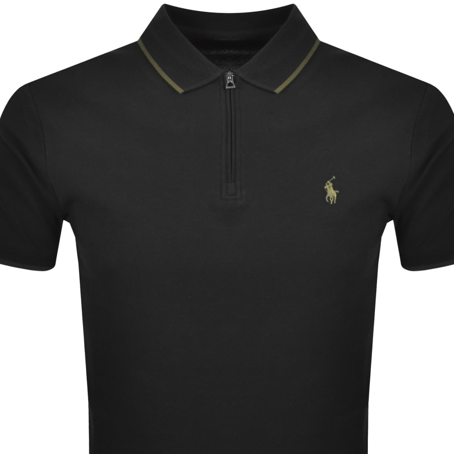 Image number 2 for Ralph Lauren Short Sleeve Polo Black