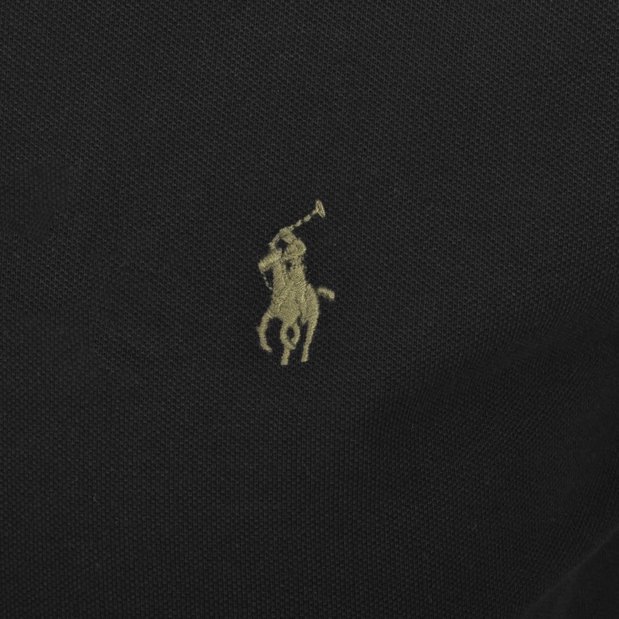Image number 3 for Ralph Lauren Short Sleeve Polo Black