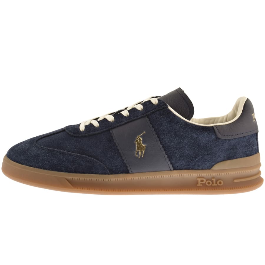 Image number 1 for Ralph Lauren Heritage Aera Trainers Blue