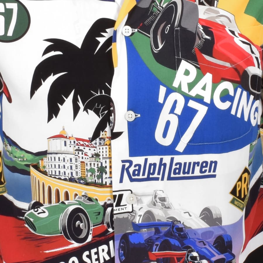 Image number 3 for Ralph Lauren F1 Race Poster Shirt Multi